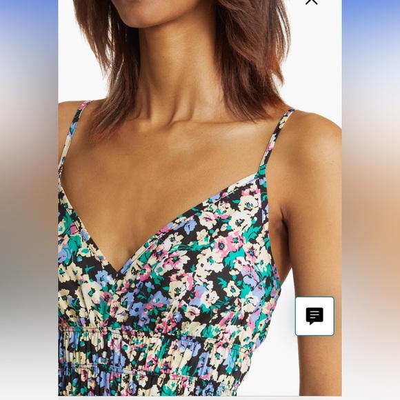 NWT Rails Carmen Multicolor Wildflower Meadow Floral Midi Dress Womens Size Med - Picture 10 of 15